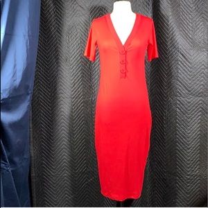Gorgeous Zara red dress